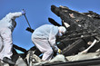 Foto: Aufräumarbeiten nach Dachstuhlbrand 3 Aufräumarbeiten nach Dachstuhlbrand 3