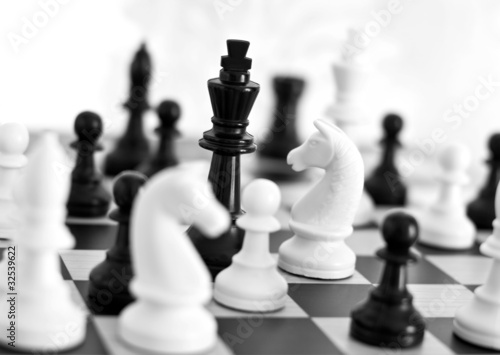 Photo: The game of chess The game of chess
