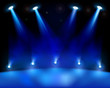 Stage lights. Vector illustration. Stage lights. Vector illustration.