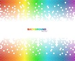 FONDO VECTORIAL ARCOIRIS MOSAICO