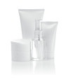 Photo: cosmetical tubes and pads cosmetical tubes and pads