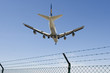 landendes Flugzeug (nur redaktionell)
