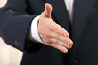 Business men handshake
