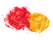 Red and yellow color powder Red and yellow color powder