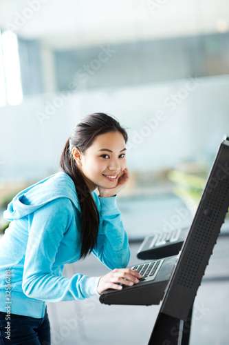 Photo: Asian college student Asian college student