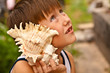 Boy with a shell