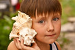 Boy with a shell