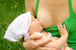 Mother feeding her baby Mother feeding her baby
