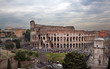 Kind on the Collosseo, Rome, Italy.