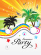 abstract summer party theme abstract summer party theme