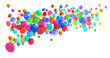 Illustration: Colorful balloons flying Colorful balloons flying