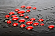 Wallpaper red dots