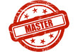 Sternen Stempel rot MASTER
