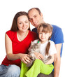 family with a cat