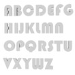 3d grey letters, on white bacground 3d grey letters, on white bacground