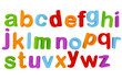 3d colorful letter, on white background 3d colorful letter, on white background
