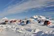 Photo : Colorful houses in Kulusuk village in winter, Greenland Colorful houses in Kulusuk village in winter, Greenland