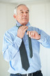 Matured business man wearing a tie