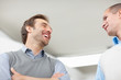 Two friends communicating with each other