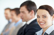 Foto: Team of successful smiling young business people Team of successful smiling young business people