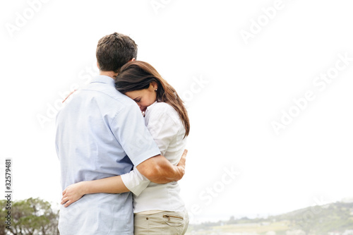 Photo: Romantic young couple on honeymoon - Outdoor Romantic young couple on honeymoon - Outdoor