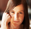 Closeup of a middle aged female looking at you