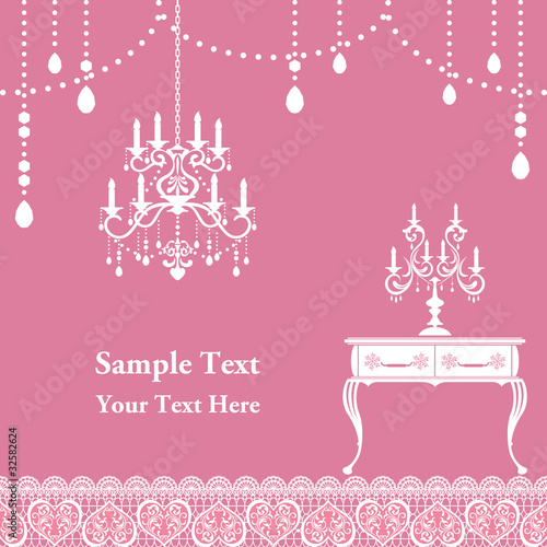 Vector: Candle frame Candle frame