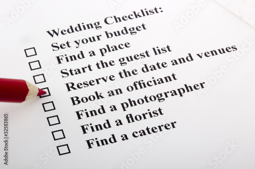  Wedding Checklist on Wedding Checklist    Vipdesign  32583865   Vedi Portfolio