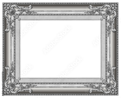 Photo: Silver picture frame Silver picture frame