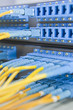 network cables and servers in a technology data center