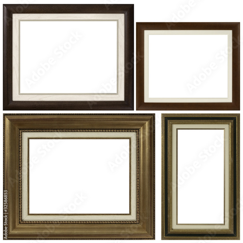 Photo: Four antique picture frames Four antique picture frames