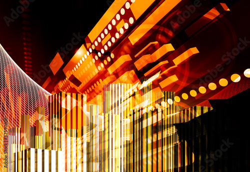 Illustration: futuristic 3d backdrop futuristic 3d backdrop