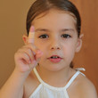 Child with Hurt Finger Child with Hurt Finger