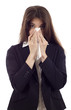 Woman Sneezing Woman Sneezing
