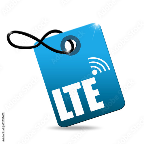 Illustration: LTE Button, Icon LTE Button, Icon