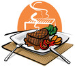 grilled beef steak