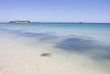 Paesaggio marino e manta