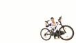 Video: Man with bicycle Man with bicycle