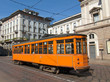 Vintage tram, Milan