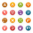 Colored dots - warning icons