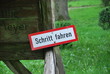 Schritt fahren