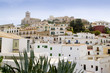 Ibiza white balearic island village dalt vila downtown Ibiza white balearic island village dalt vila downtown
