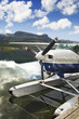 Norway lake with seaplane