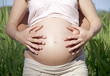 Foto: Pregnant couple holding belly Pregnant couple holding belly