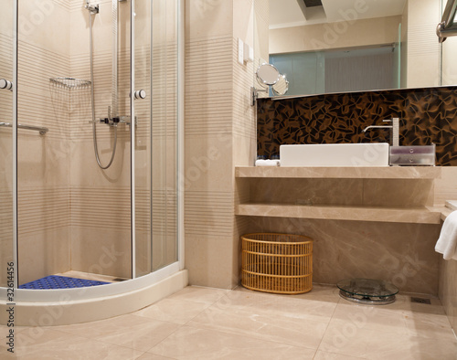 Photo: modern bathroom modern bathroom