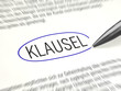 Achtung Klausel!