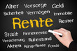Rente - Vorsorge Versicherung Ruhestand