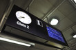 Photo: information board in the subway in Munich information board in the subway in Munich