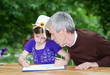 ����: Grandfather spending time with little girl outside � Smailhodzic #32618211