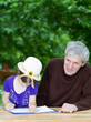����: Grandfather spending time with little girl outside � Smailhodzic #32618447
